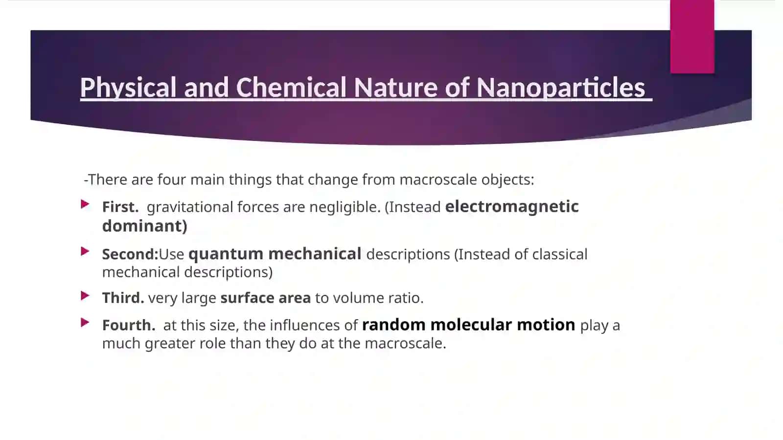 Physical and Chemical Nature of Nanoparticles 2