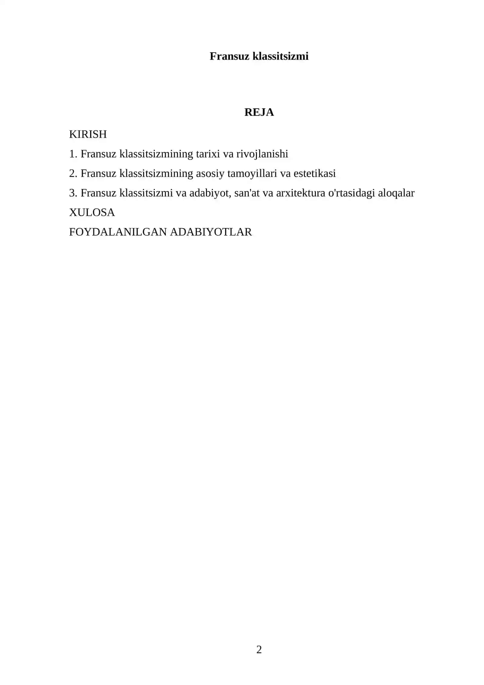 Fransuz klassitsizmi 2
