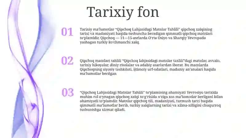 Qipchoq Lahjasidagi Matnlar Tahlili 2