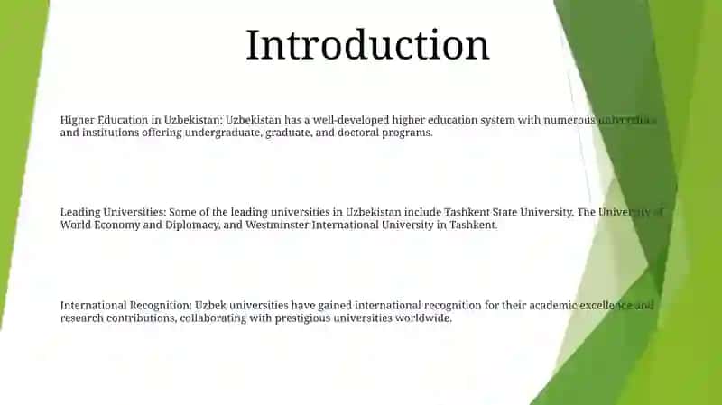 Universities Of Uzbekistan 2