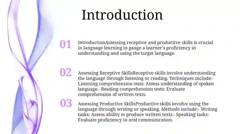 Assessing Receptive And Productive Skills 2