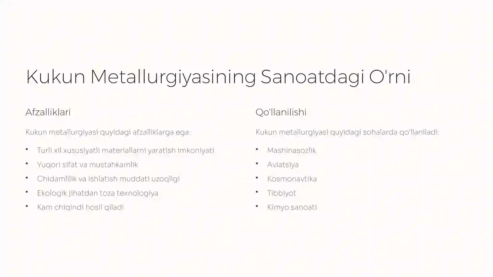 Kukun Metallurgiyasi 2