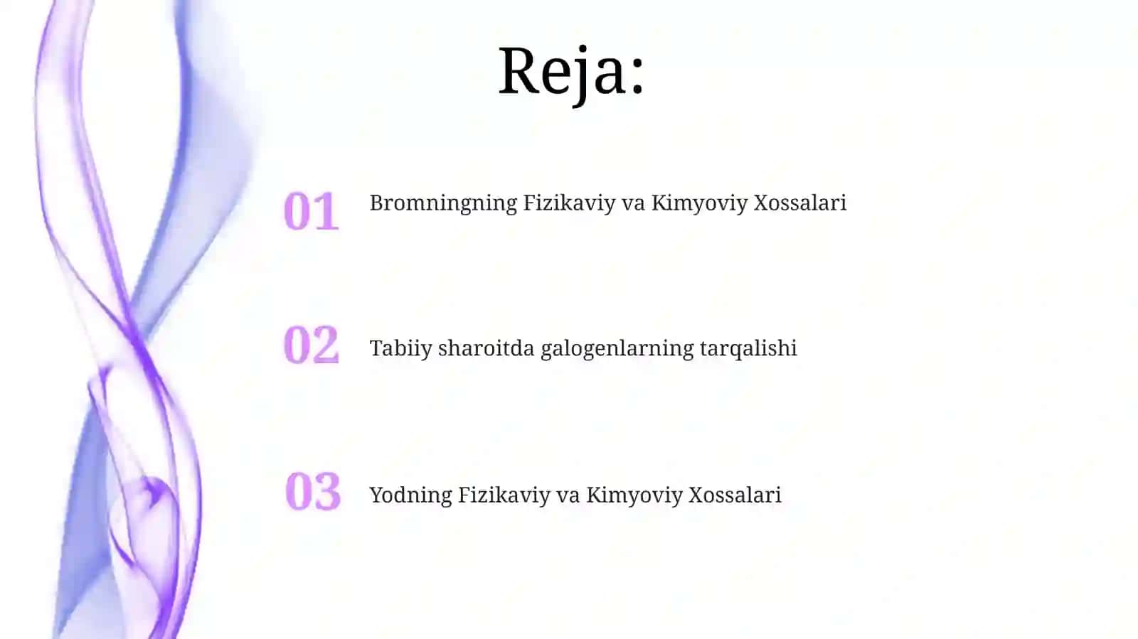Fizikaviy va Kimyoviy Xossalari 2