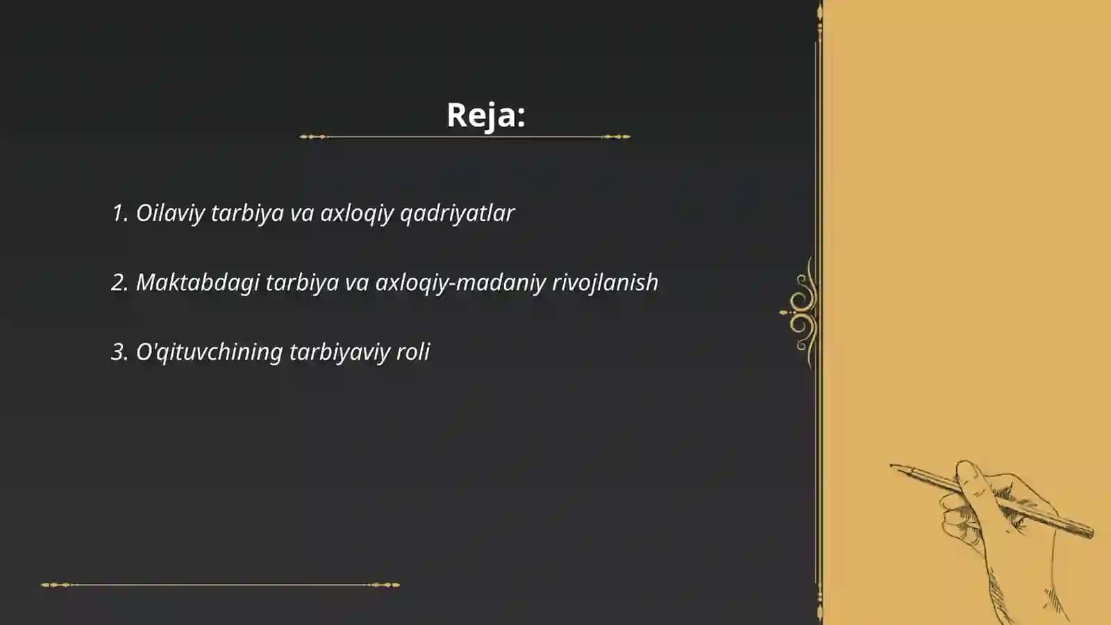 Oilaviy tarbiya va axloqiy qadriyatlar 2