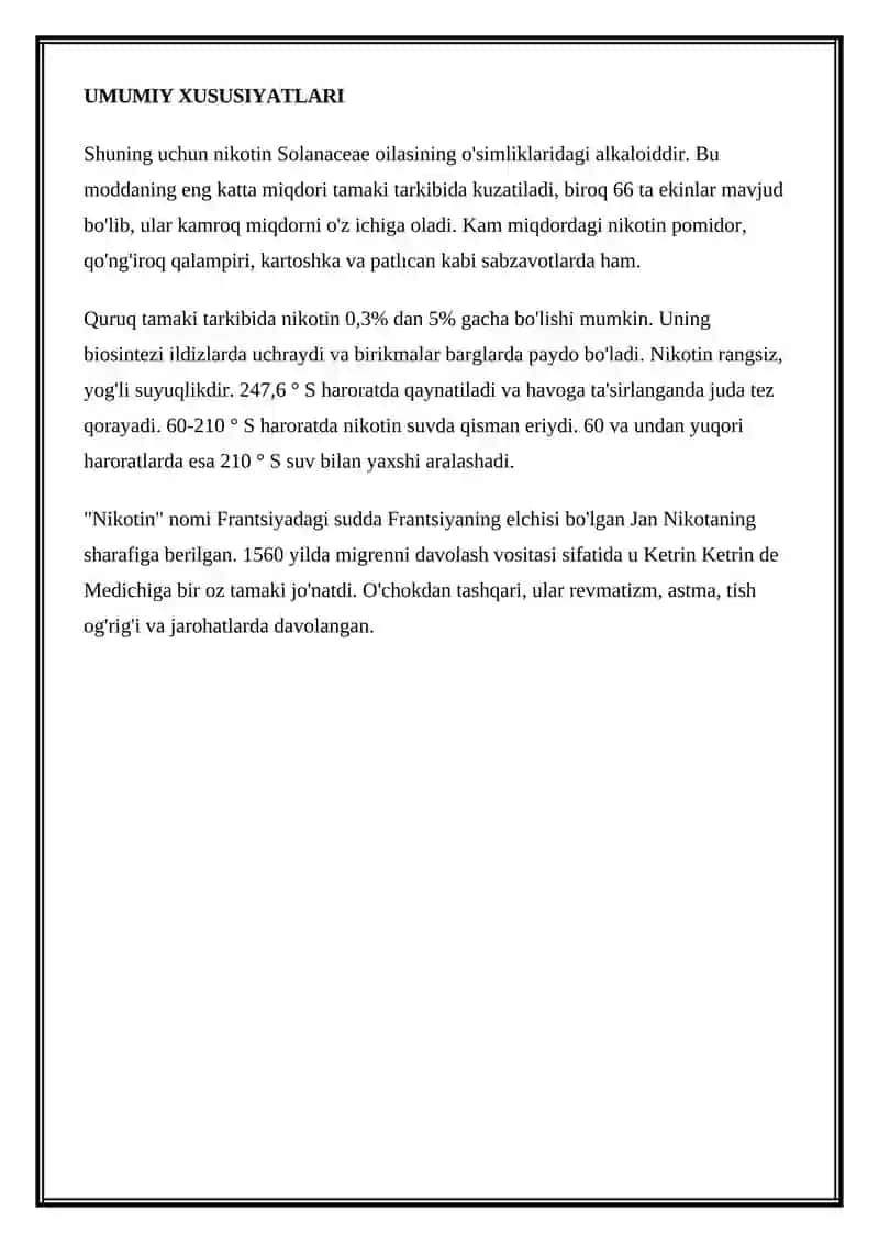 Nikotinizm va uning asoratlari 2
