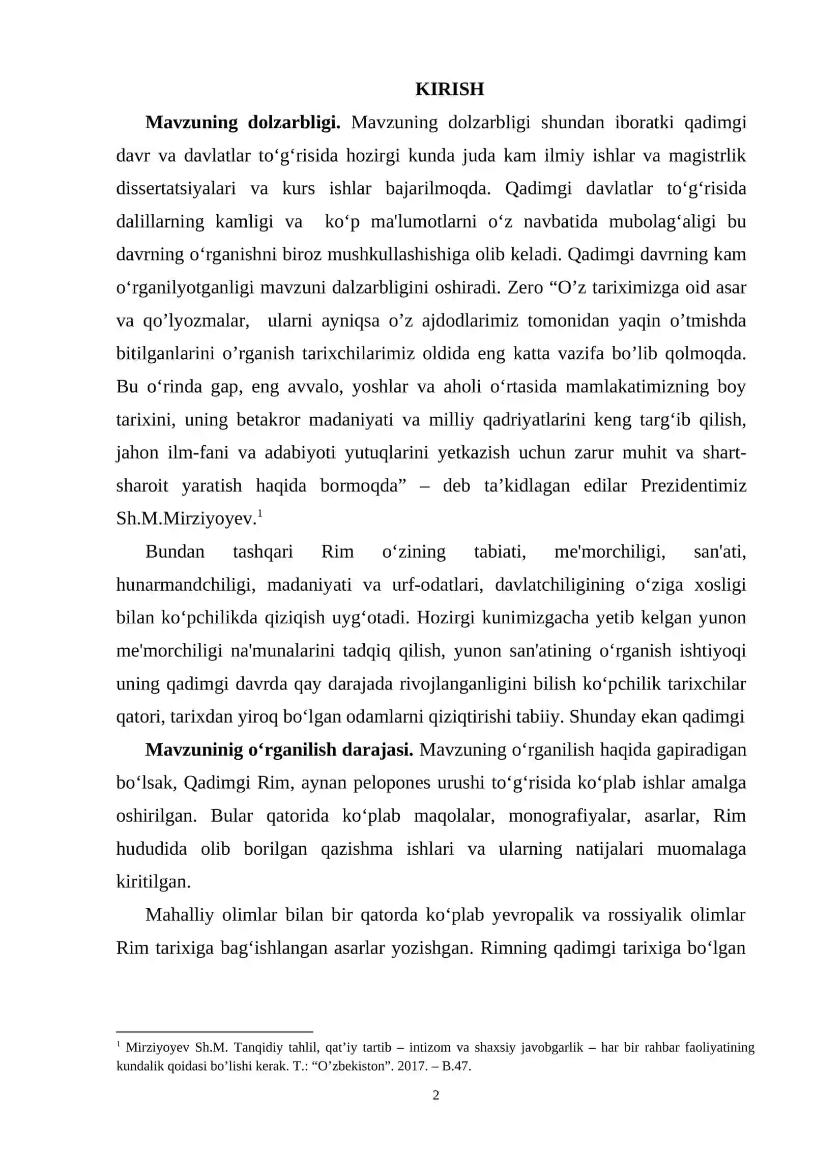 Rim podsholik davrida 2