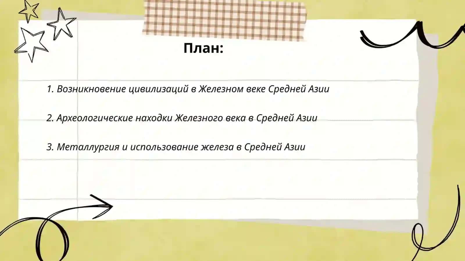 Железный век в Средней Азии 2