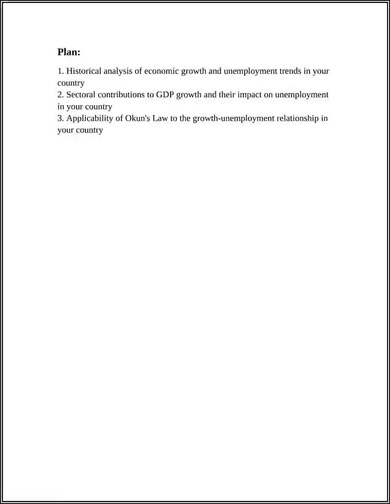 THE RELATONSHIP BETWEEN ECONOMIC GROWTH AND UNEMPLOYMENT 2