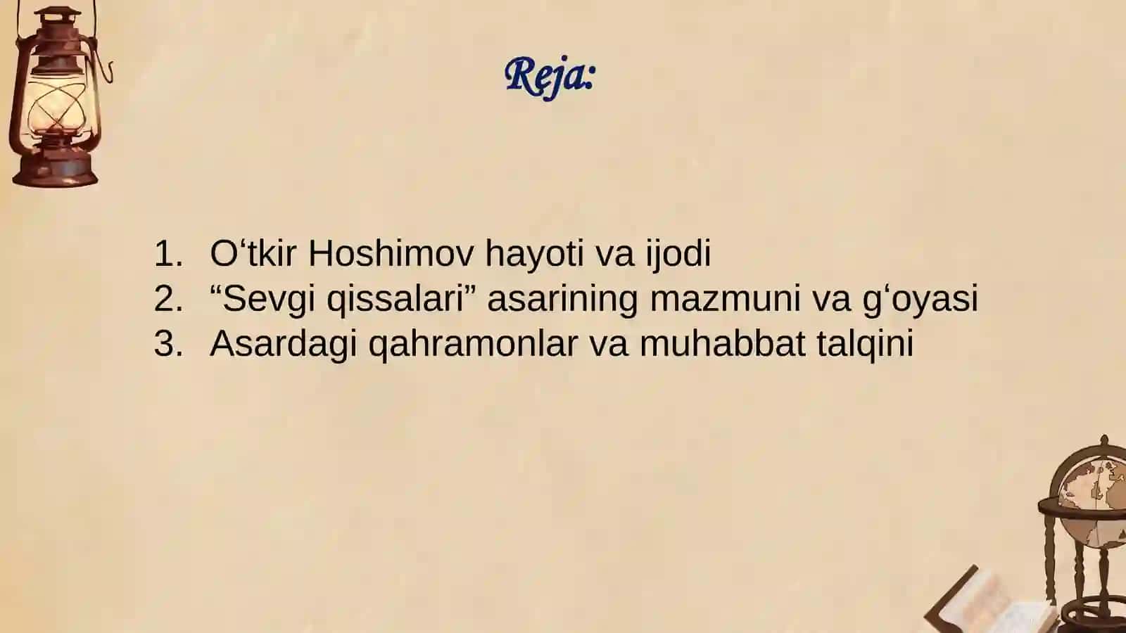 O‘tkir Hoshimov  “Sevgi qissalari” 2