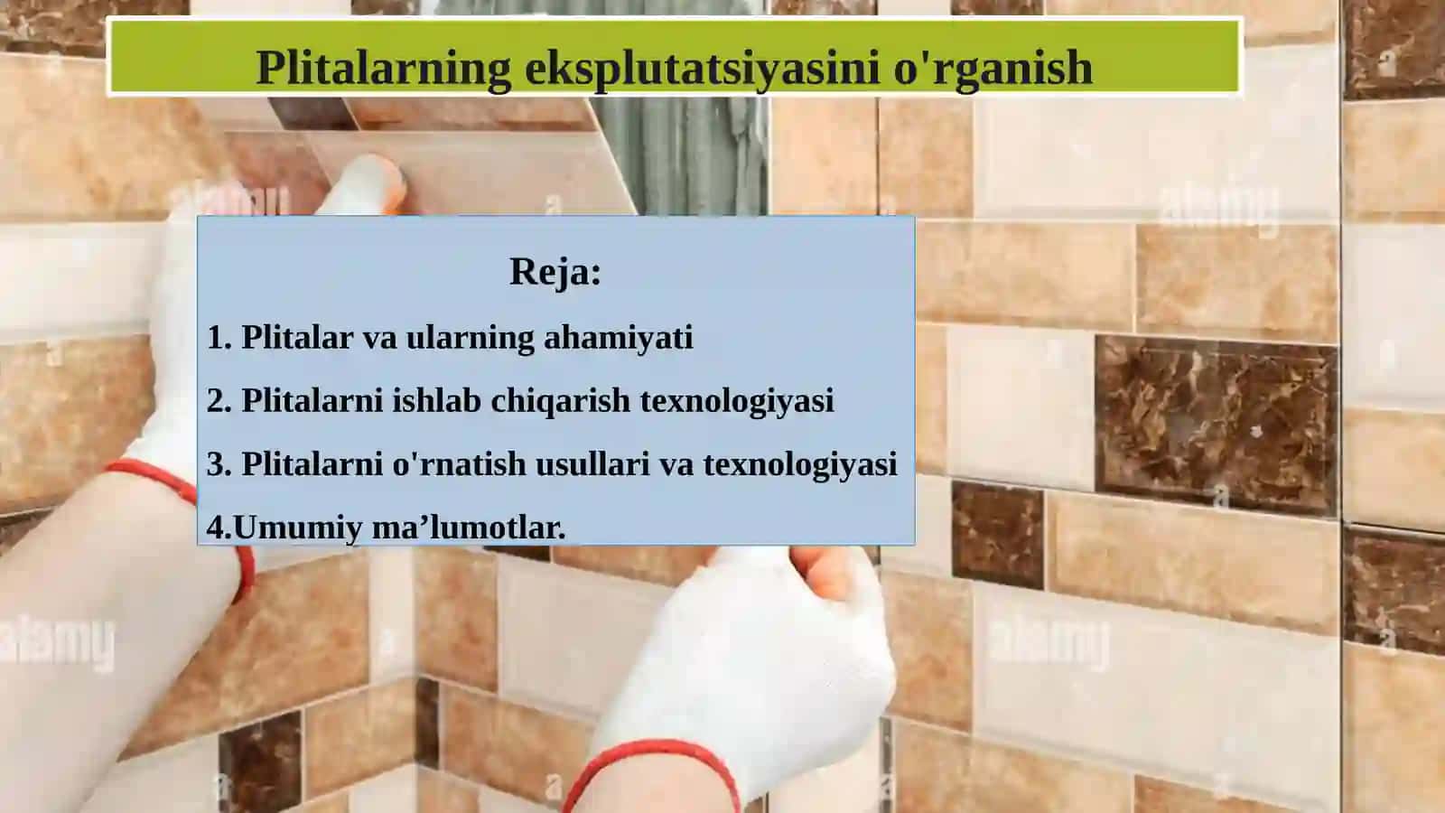 Plitalarning eksplutatsiyasini o'rganish 2