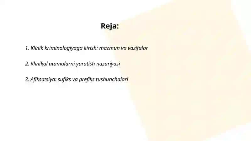 Klinik crminologiyaga kirish 2