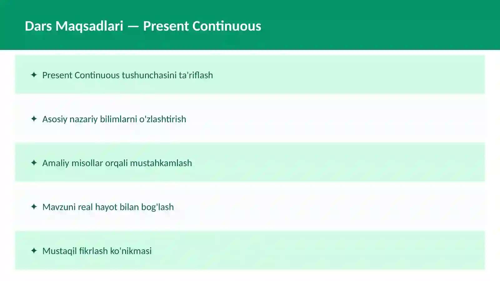 Present Simple 2