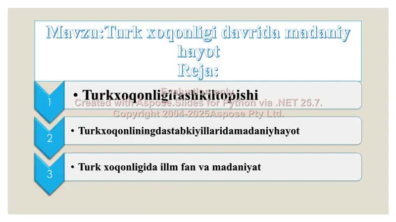Turk xoqonligi davrida madaniy hayot 2