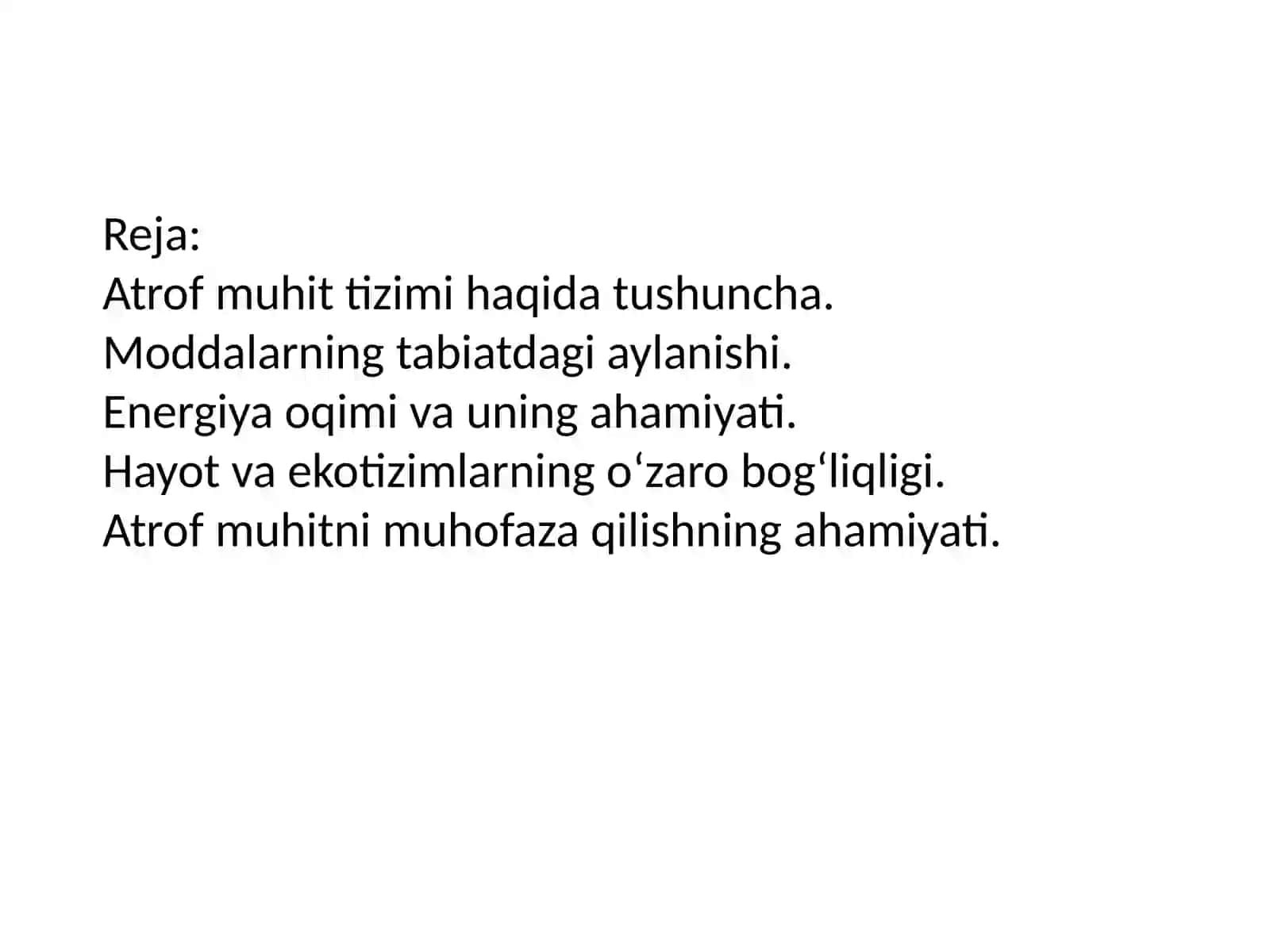 Atrofmuhittizimlari:modda,energiyavahayot 2