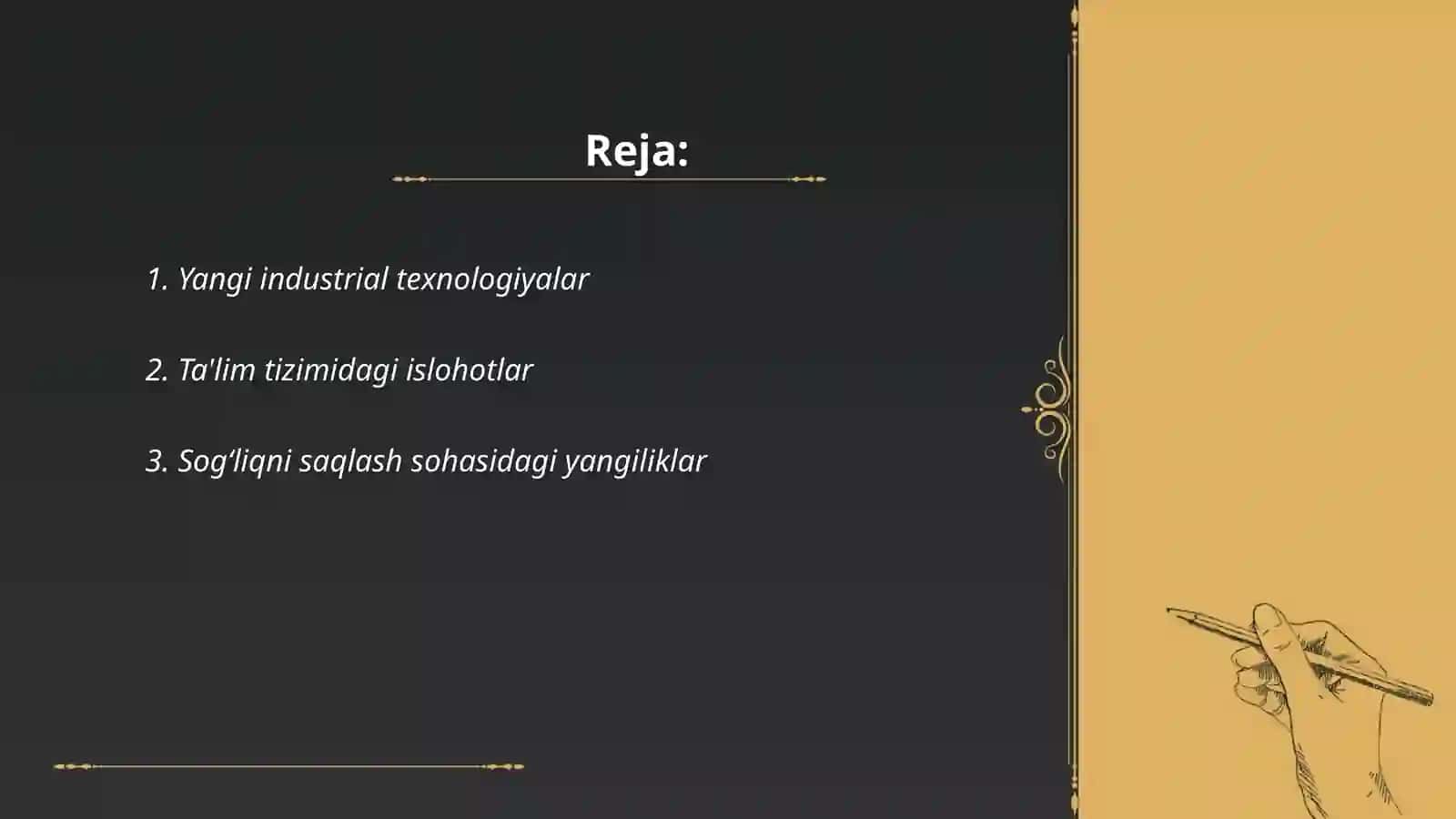 Yangi industrial texnologiyalar 2