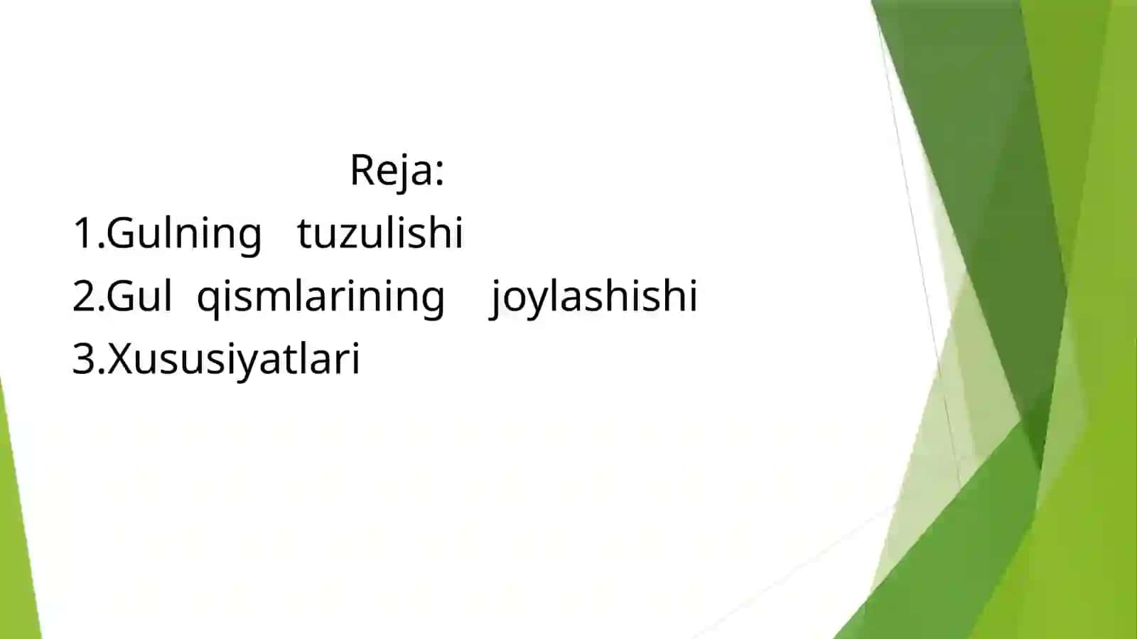 Gul tuzulishi va xillari 2