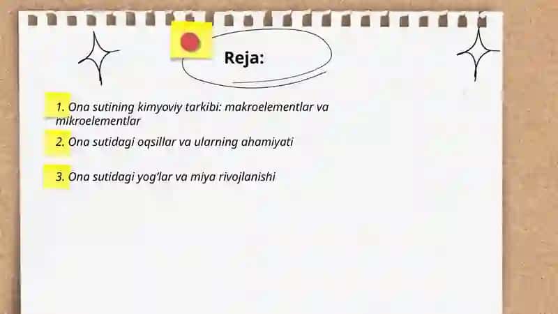 Ona suti tarkibi 2