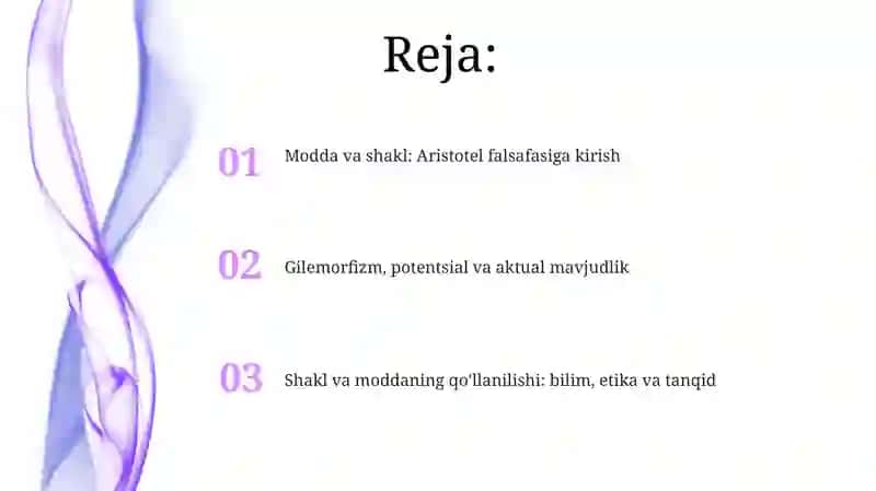 Aristotel falsafasiga kirish 2