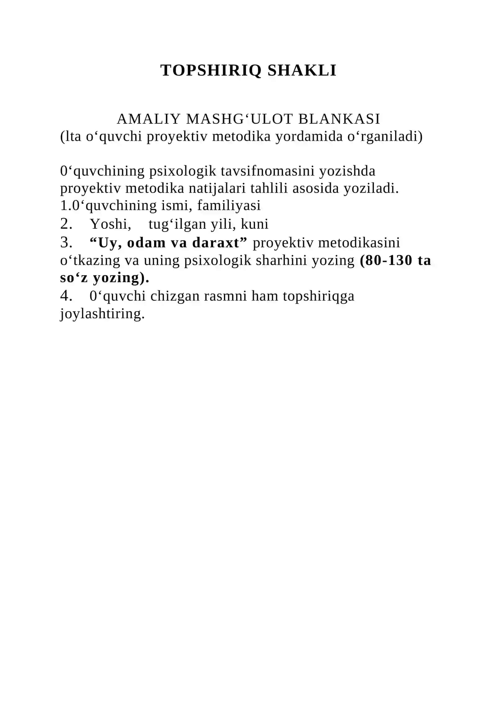 "MAXSUS PSIXOLOGIYA" 2
