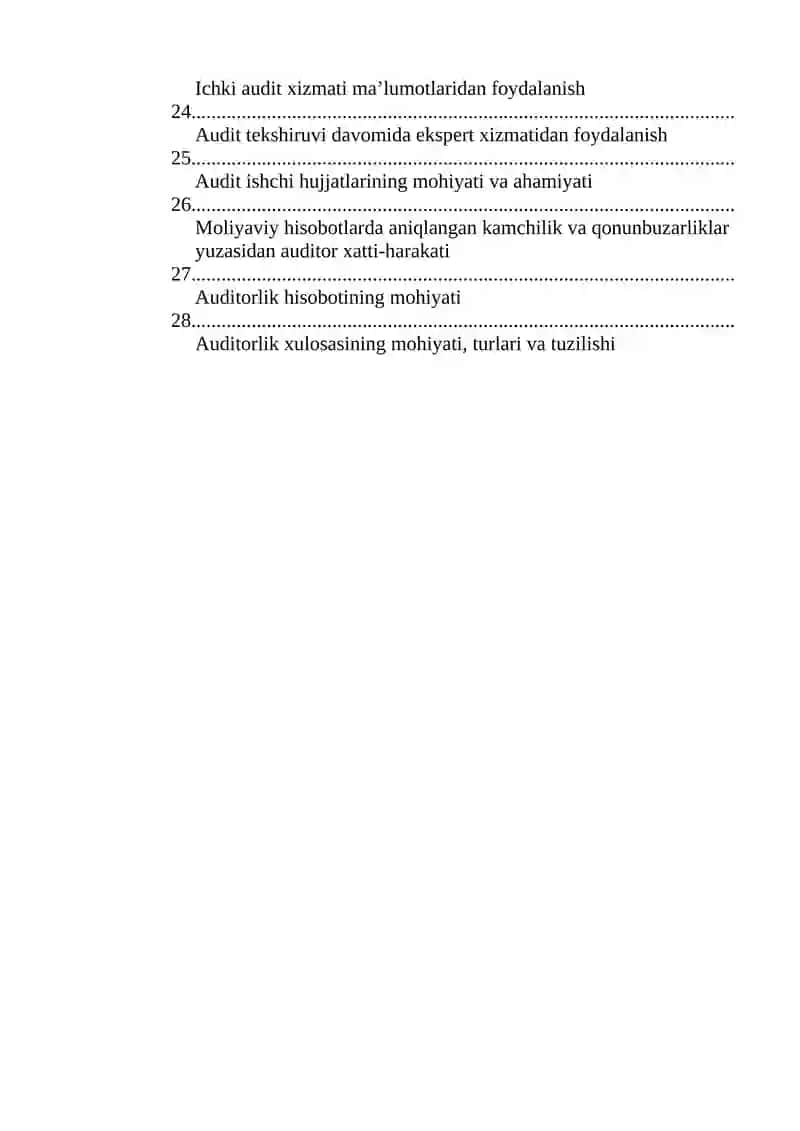 Auditning mohiyati va ahamiyati 2