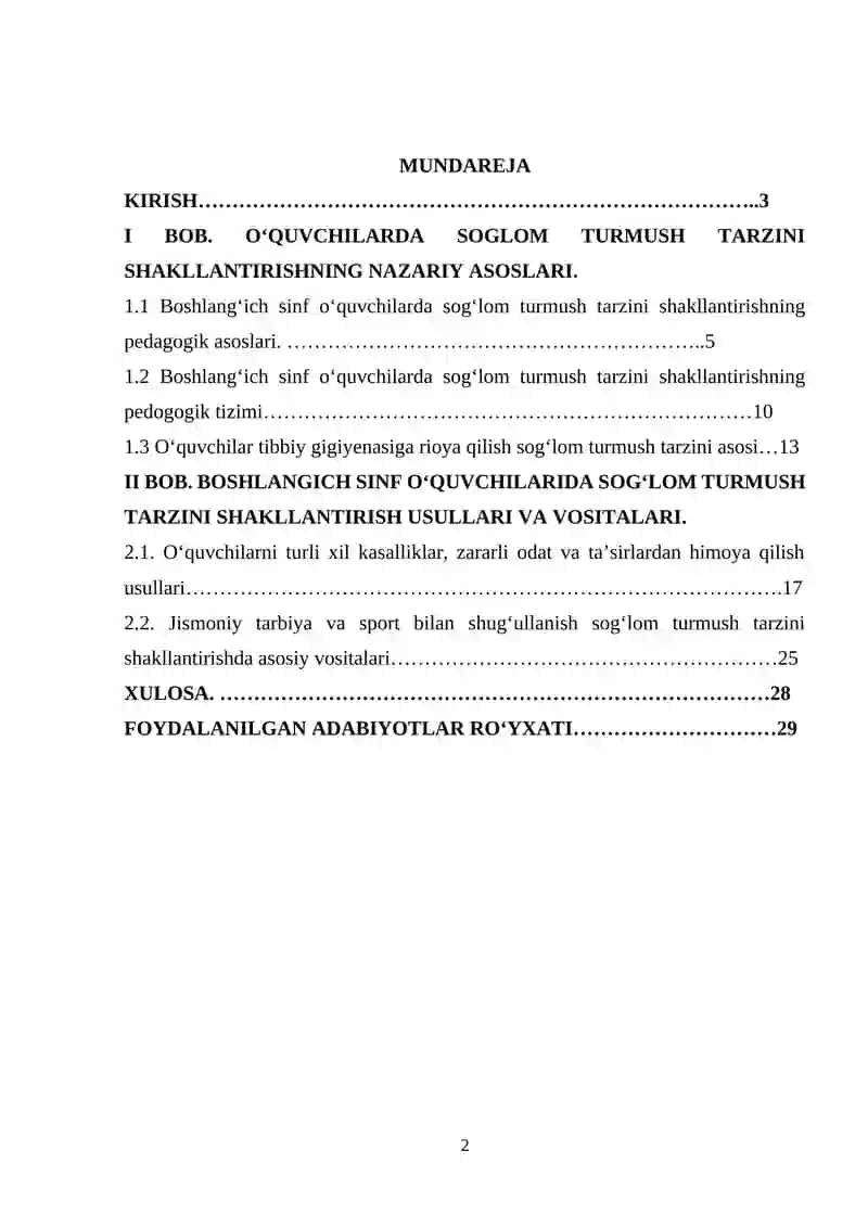 ONA TILI VA UNI O‘QITISH METODIKASI FANIDAN TAYYORLAGAN 2