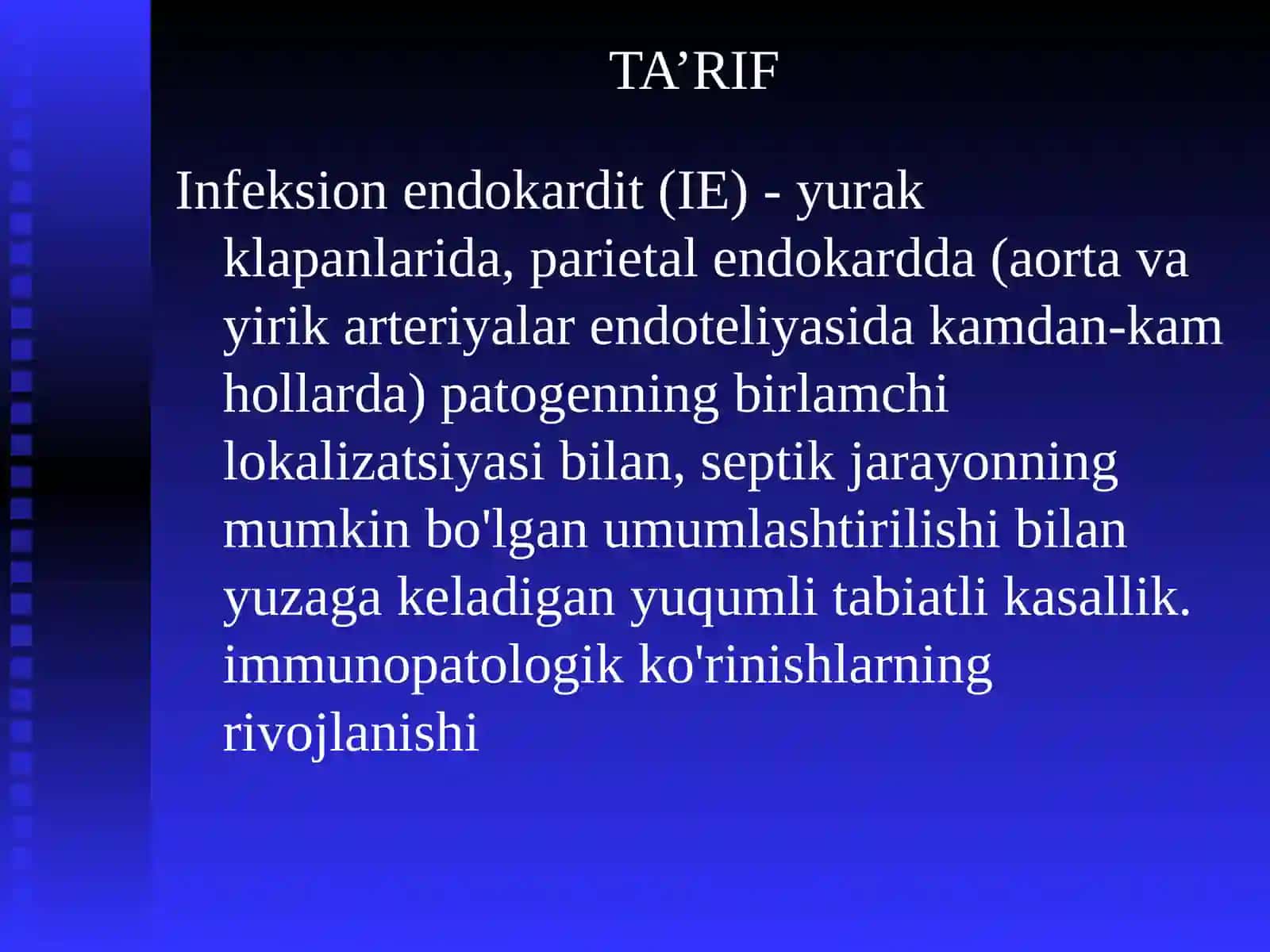 Infeksionendokardit (IE) 2