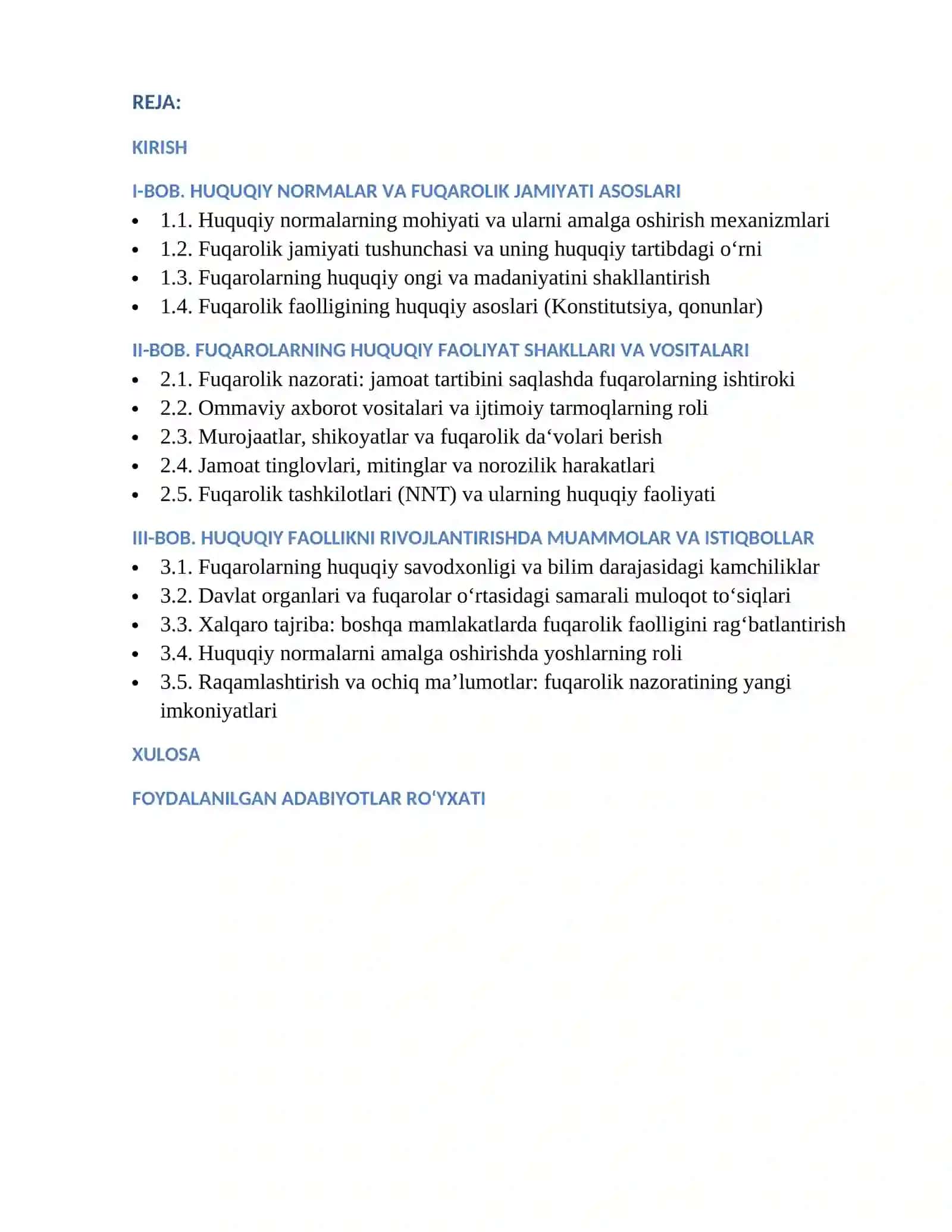 Huquqiy normalarni amalga oshirishda fuqarolar faolligi 2