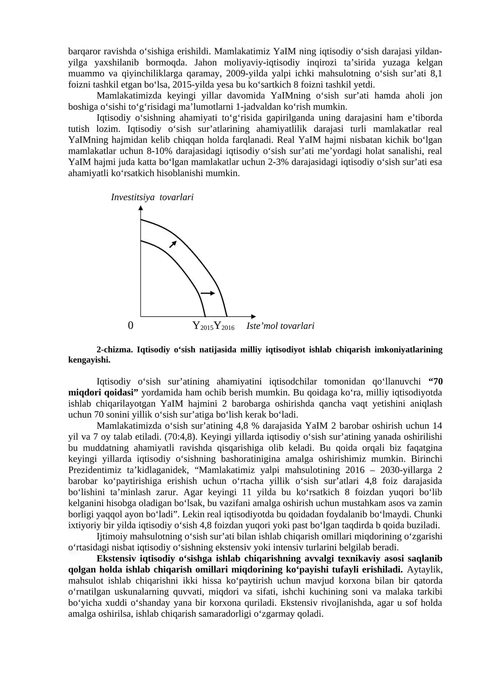 Iqtisodiy o`sish va milliy boylik 2