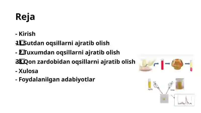 Oqsillarni Ajratib Olish 2