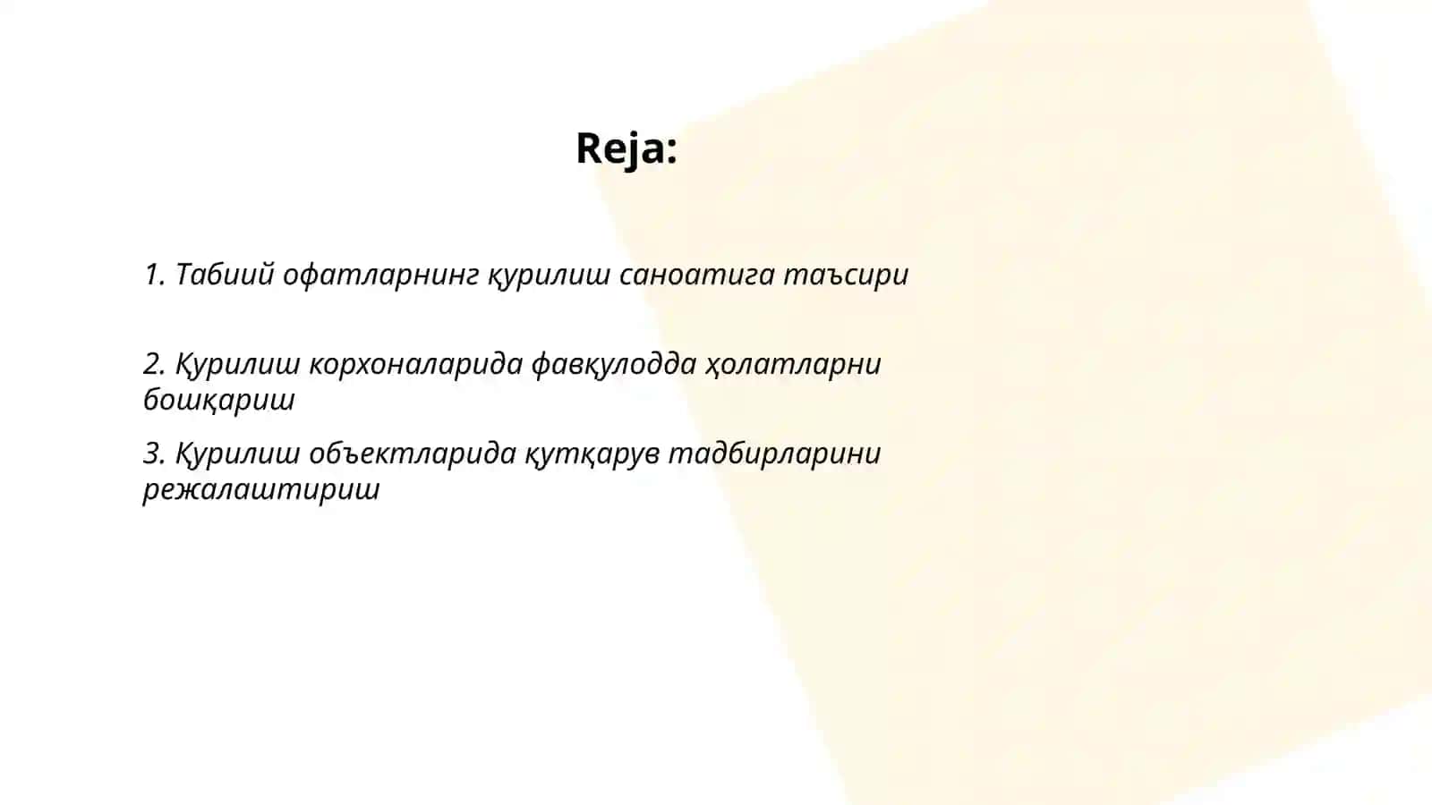 Табиий Офатларнинг Қурилиш Саноатига Таъсири 2