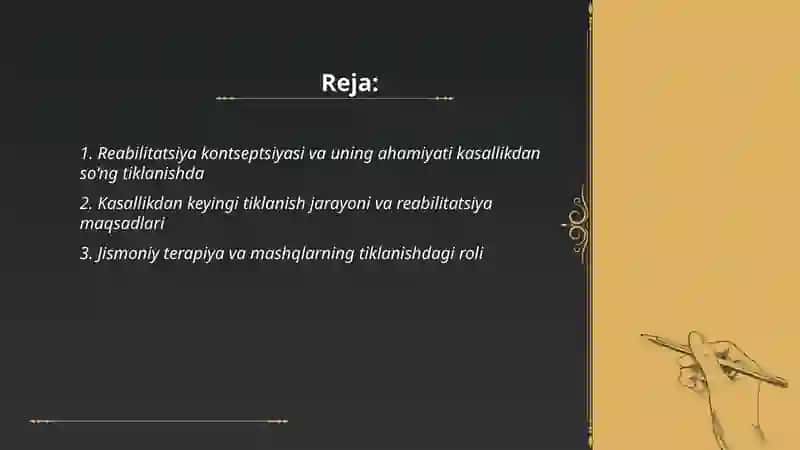 Reabilitatsiya usullarini qo'llash 2