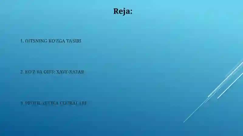 OITS va ko'rish 2