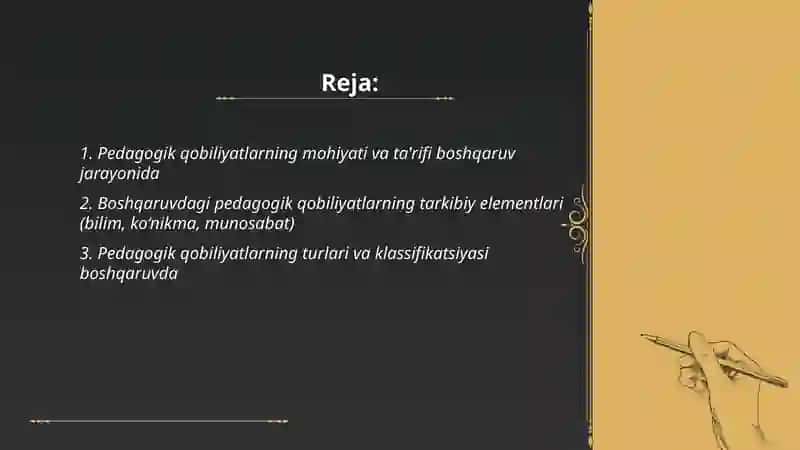 Pedagogik qobiliyatlarning mohiyati 2