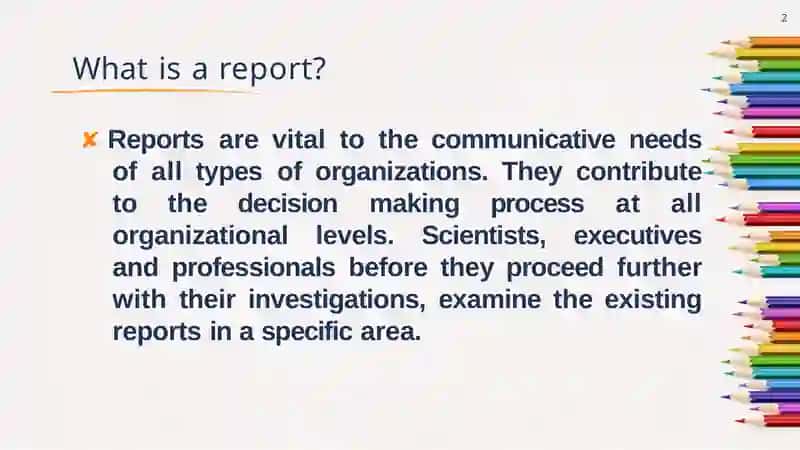 Report Writing 2