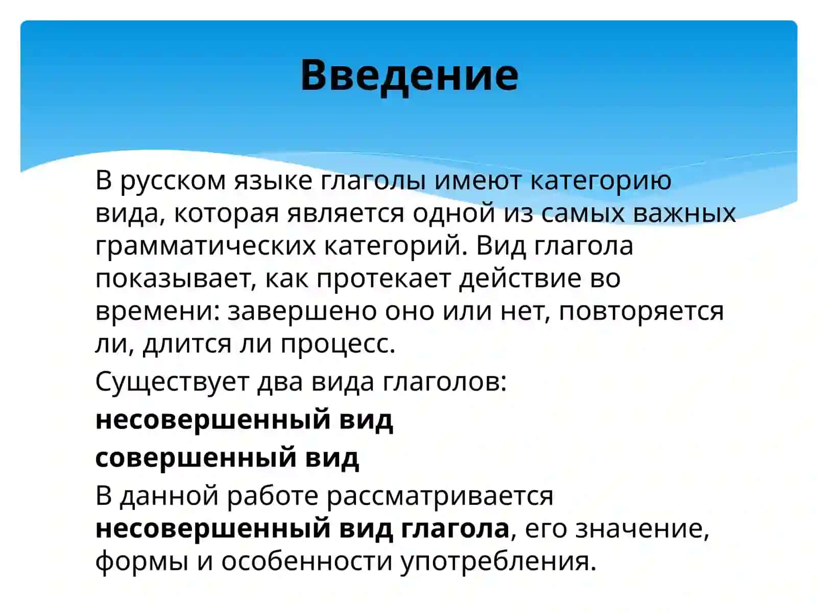 Несовершенный вид 2