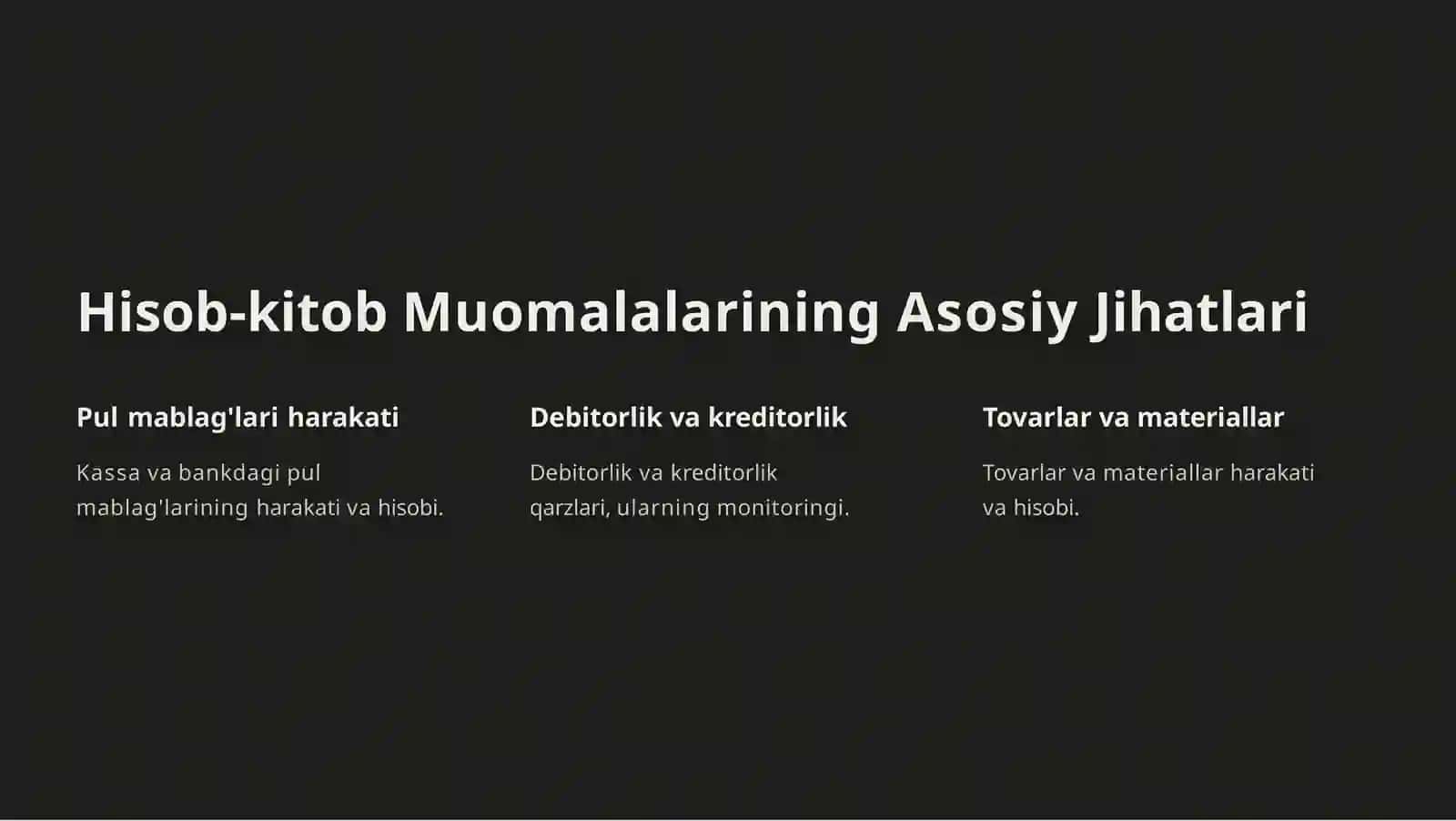 Hisob-kitob Muomalalari Ichki Auditi 2