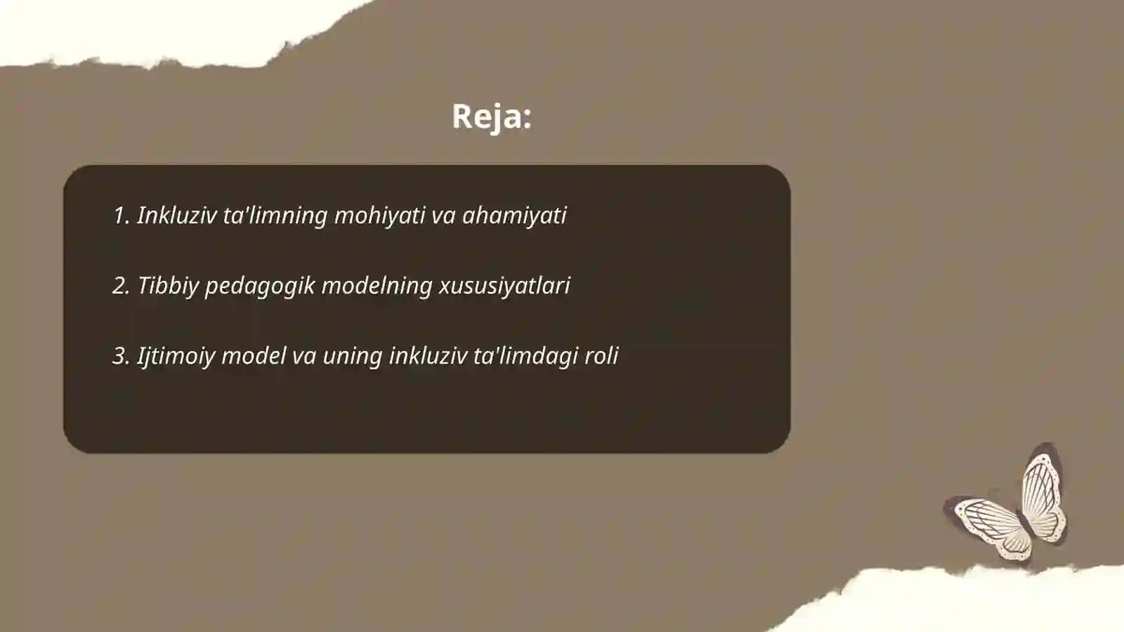 Inklyuziv ta'limning tibbiy pedagogik ijtimoiy modeli 2