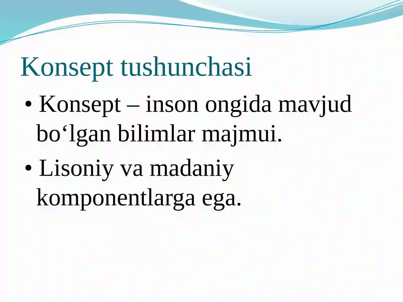 Konseptual tahlil 2