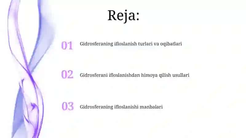 Gidrosferaning ifloslanishi 2