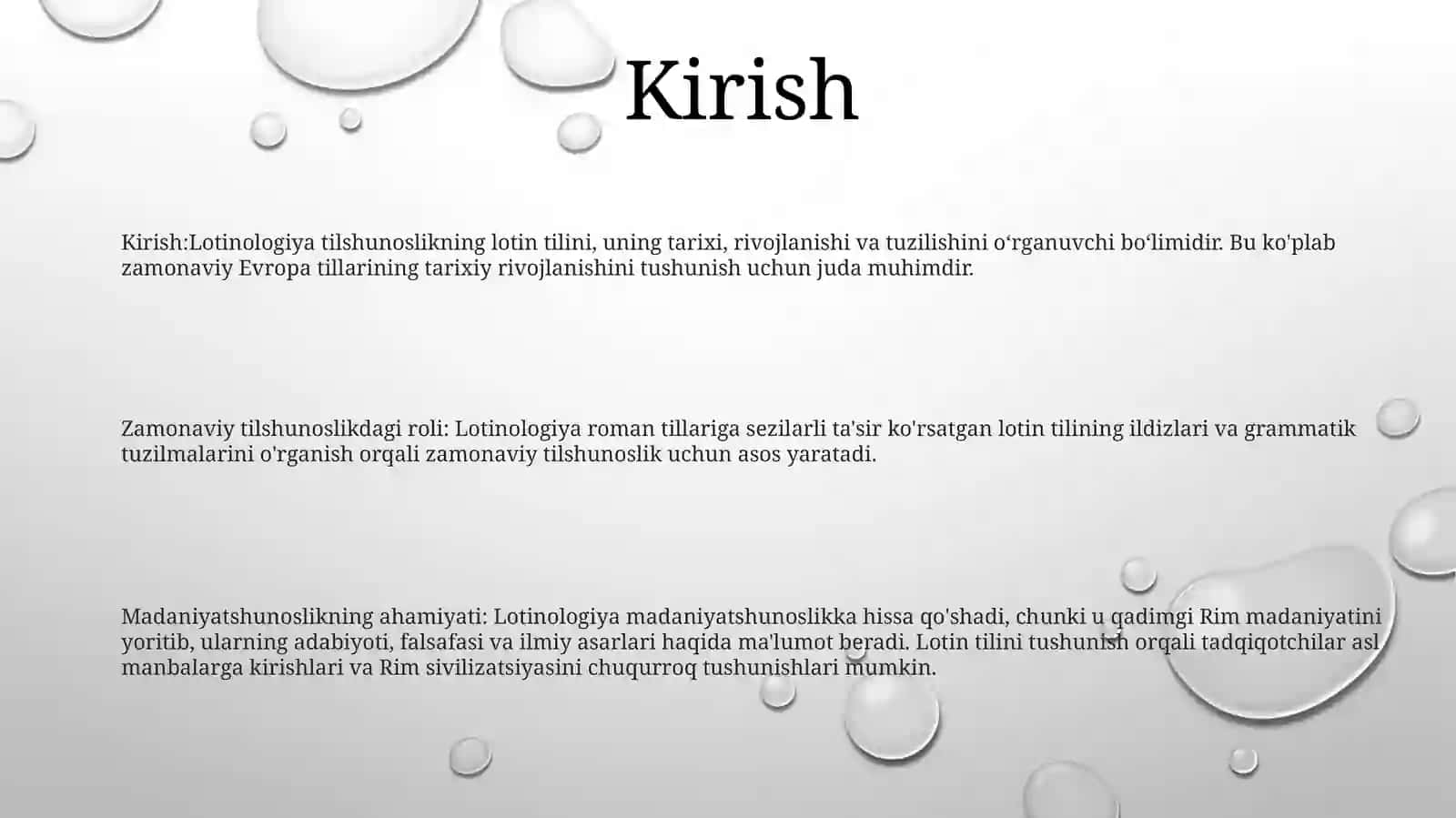 Lotinologiya tilshunoslik 2