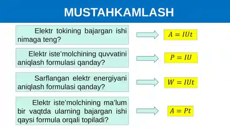 ELEKTR TOKI TA’SIRIDA ISTE’MOLCHILARNING  QIZISHI 2