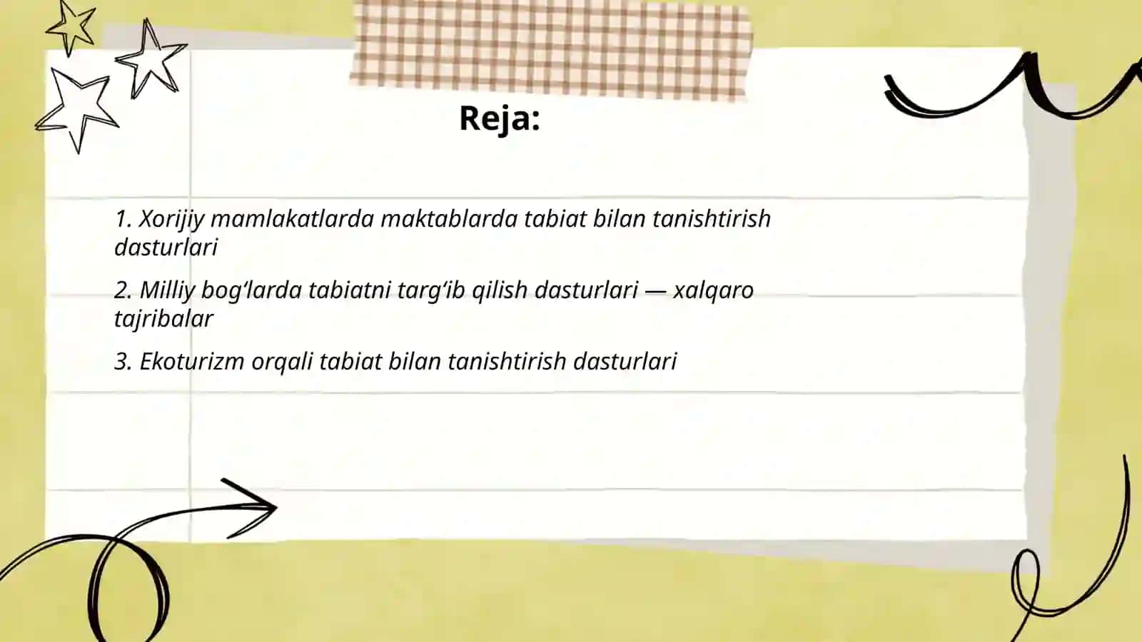 Xorijiy mamlakatlarda tabiat b-n tanishtirish dasturlari 2