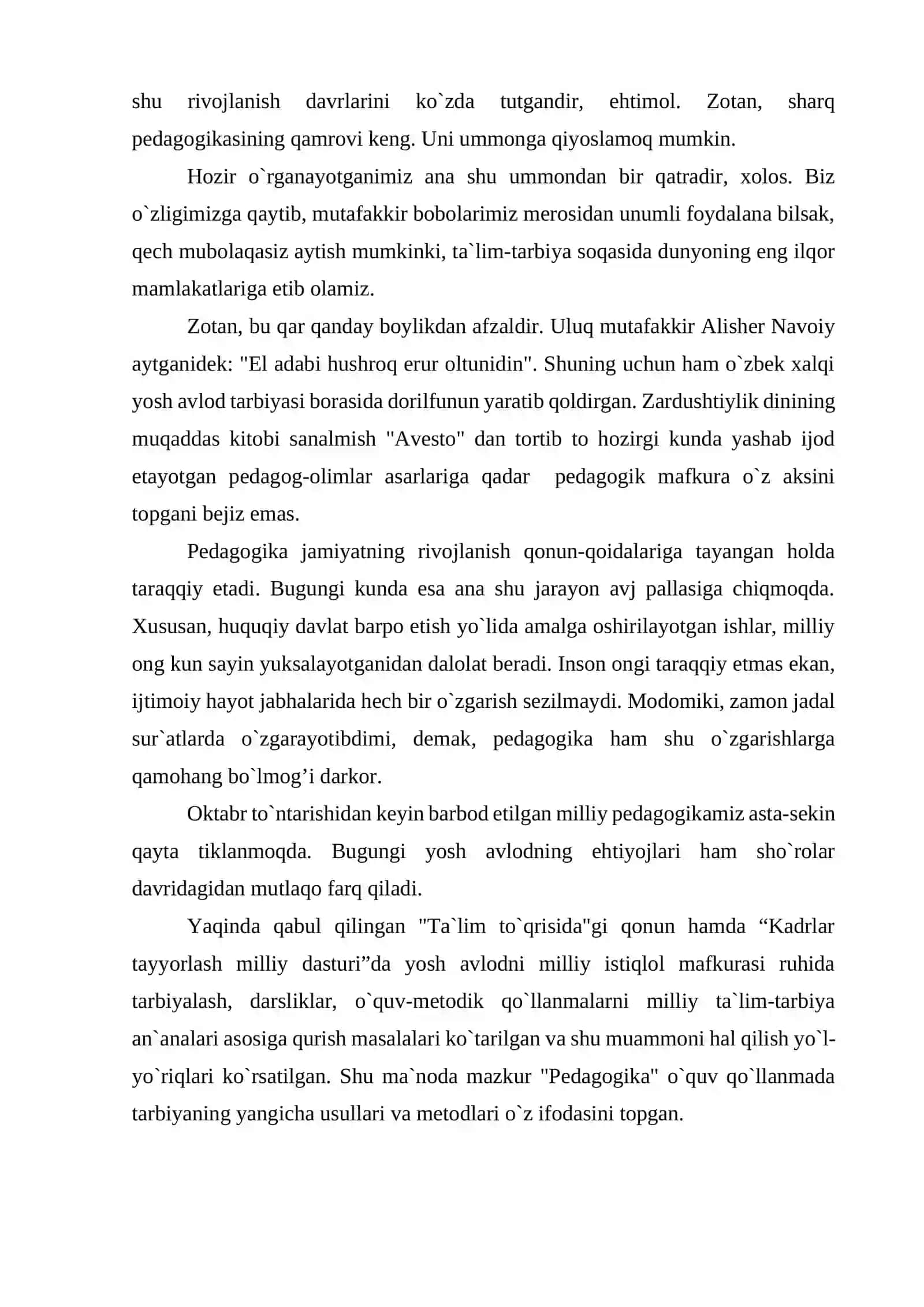 Pedagogikaning umumiy asoslari 2