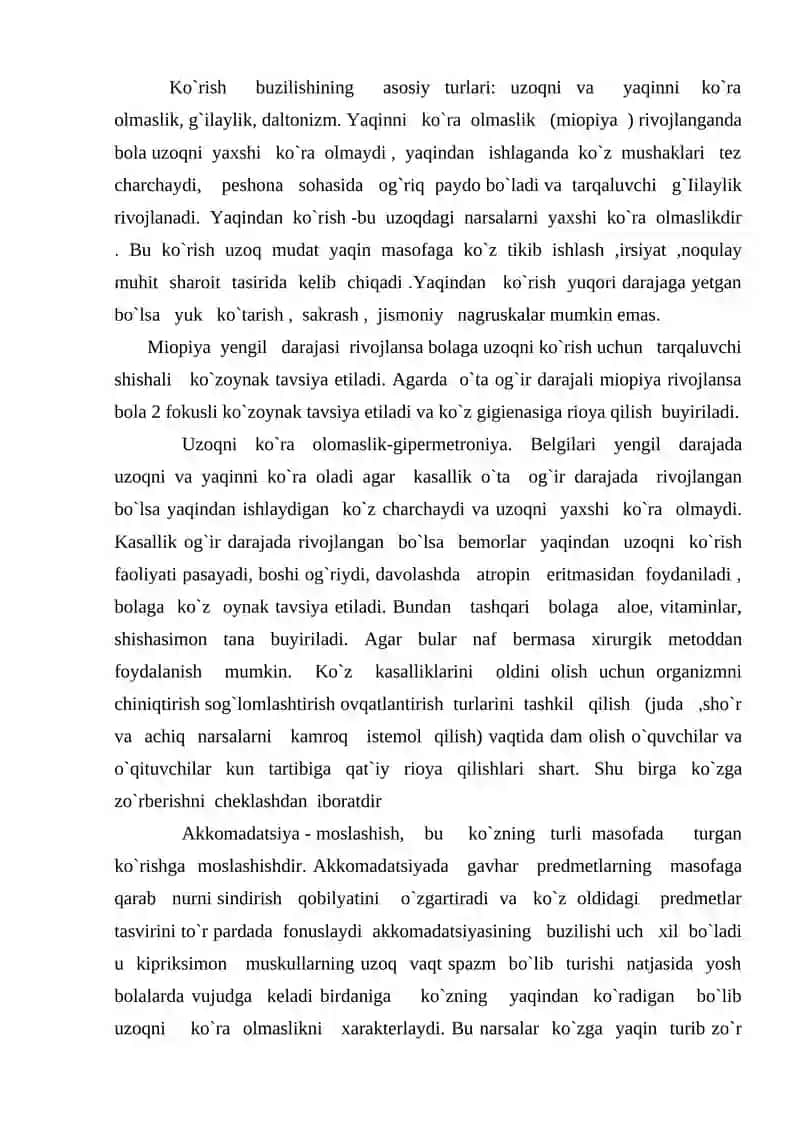 Bolalarda ko`rish va eshitish organlarining kasaliklari 2