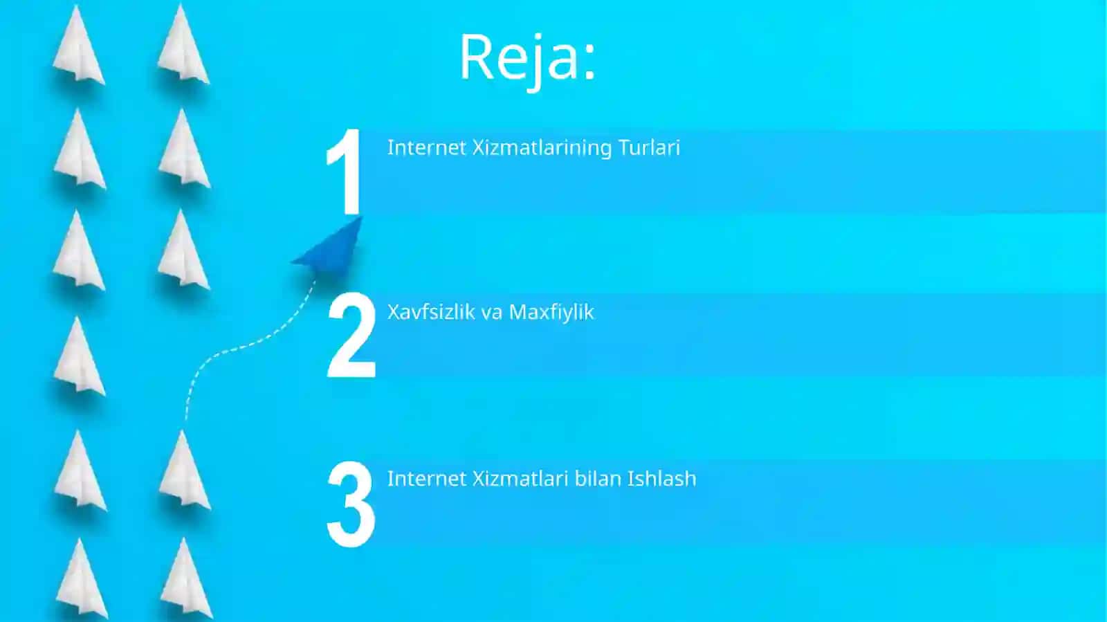 Internet xizmatlari bilan ishlash 2