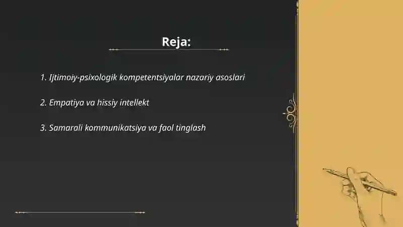 Ijtimoiy-psixologik kompetentsiyalar 2