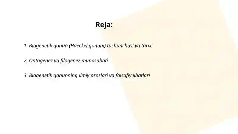 Biogenetik qonun va psixik rivojlanish 2