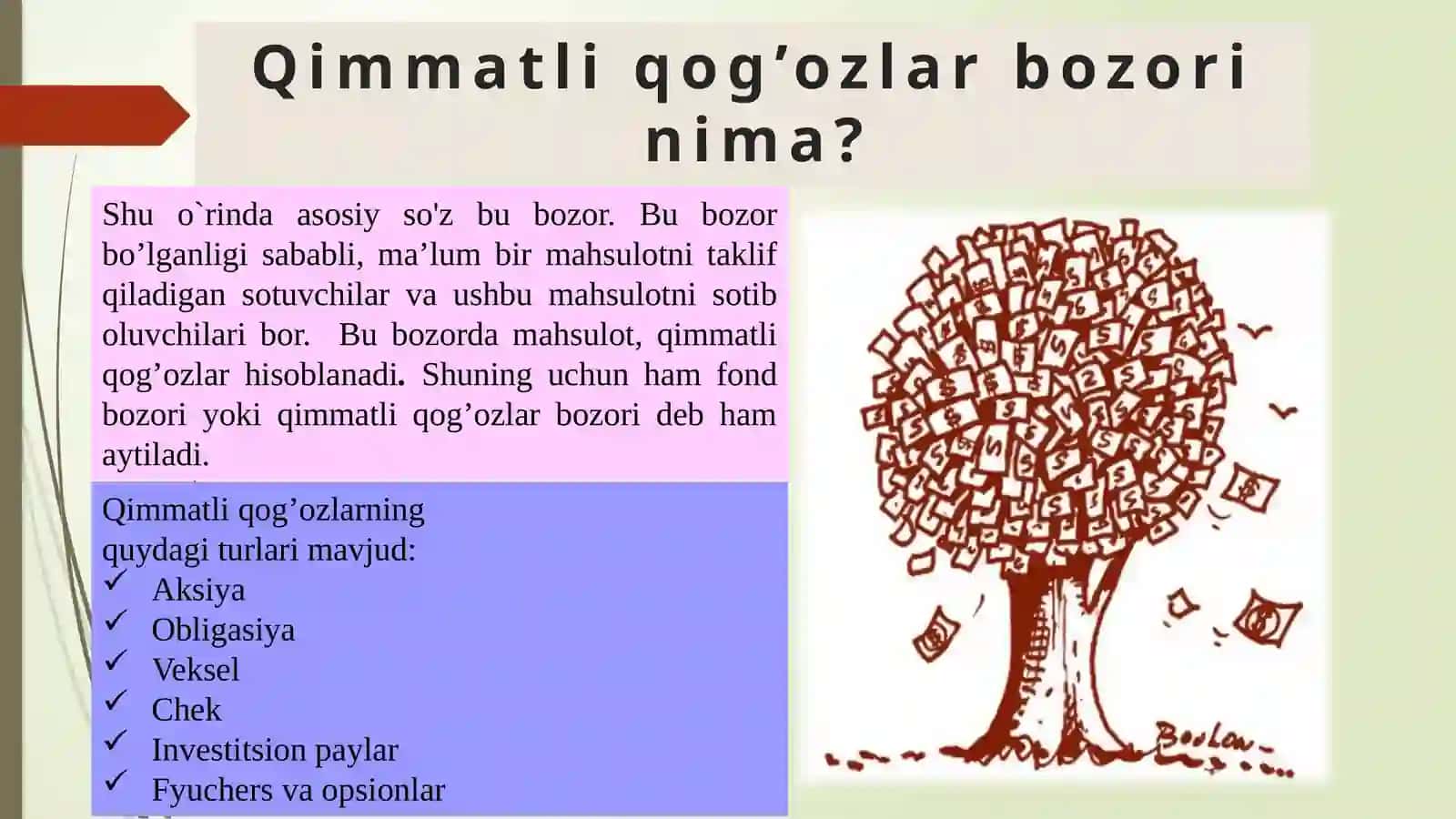 Qimmatli qog’ozlar 2