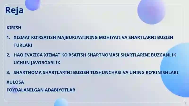 Haqevazi gaxizmat ko‘rsatish shartnomasi 2
