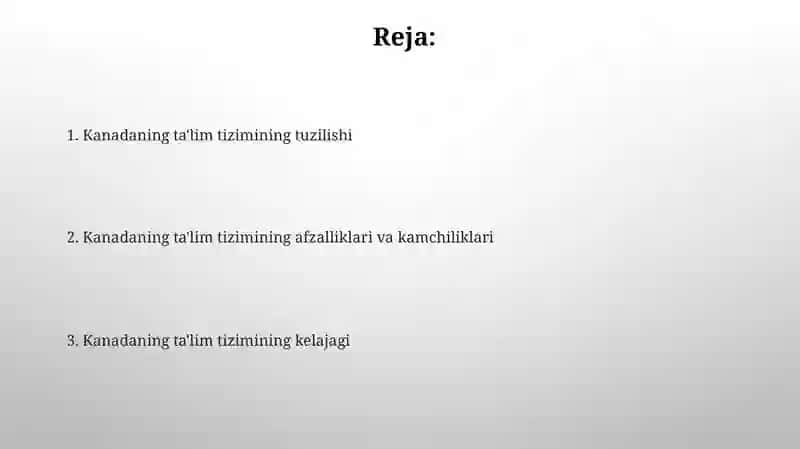 Kanada talim tizimi 2
